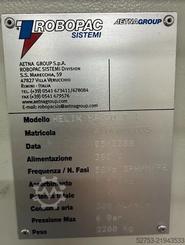Folienstrechmaschine Robopac Helix 30