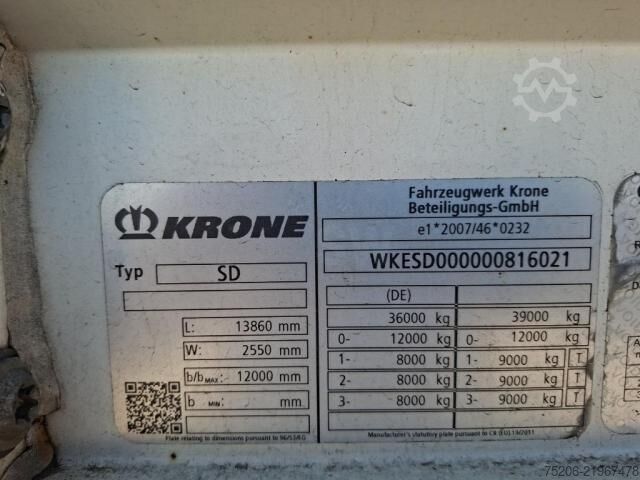 Semi-remorque Krone Profi Liner Standard