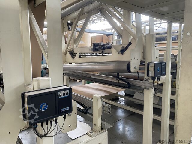 Pappír-, pappírskurðarvél MarquipWardUnited Sheet wizard 1650 4  roll stand