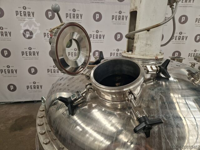 NIKRO 316L ruostumattomasta teräksestä valmistettu reaktori, 2013 litraa, sisäinen paine 2 bar, vaip NIKRO 2013 Litre