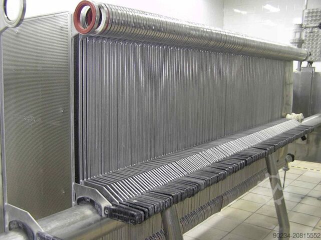 1000 mm x 1000 mm ruostumattomasta teräksestä valmistettu kirkastussuodatinpuristin Seitz Orion tyyp SEITZ OF100/150