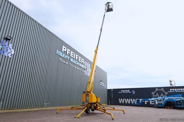 Plate-forme de travail télescopique articulée Denka-Lift DL22N Electric, 22m Working Height, 12m Reach, Sim