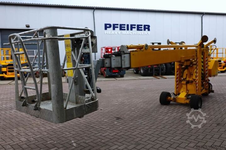 Plate-forme de travail télescopique articulée Denka-Lift DL22N Electric, 22m Working Height, 12m Reach, Sim