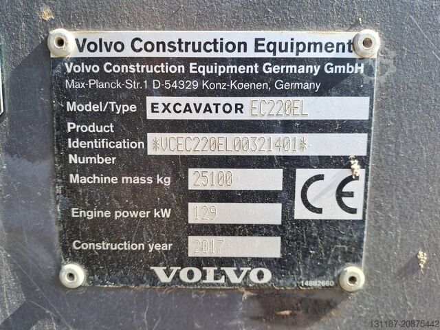 حفارة زاحفة Volvo EC 220 EL