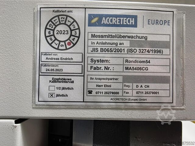 Messsystem Rondcom 54-SD3 / ACCTEE PRO