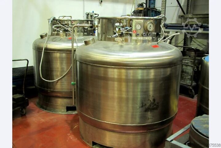Lagringstank för flytande kväve CRYO Vakuumtank Stickstoff 1000 Liter