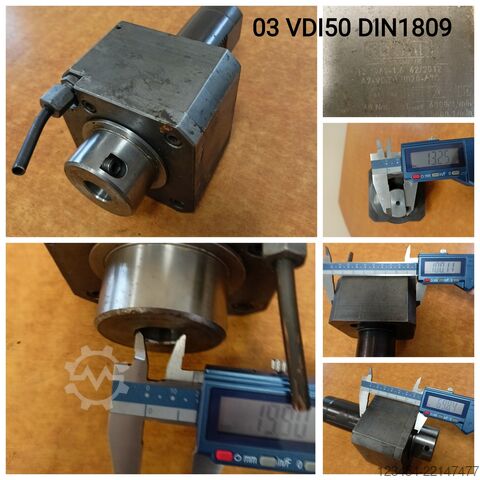 Portaherramientas motorizados CNC VDI50 DIN 1809 MIMATIC, EMAG 