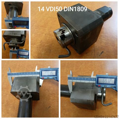Portaherramientas motorizados CNC VDI50 DIN 1809 MIMATIC, EMAG 