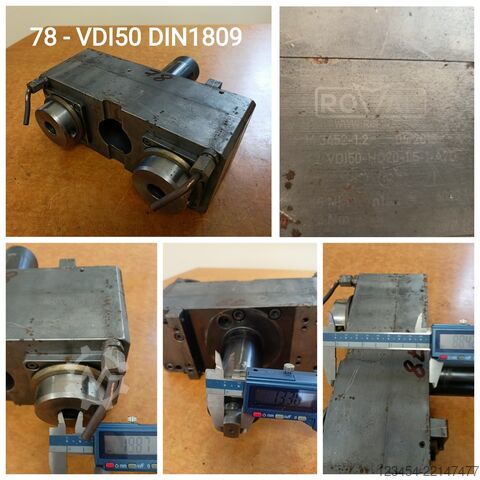 Portaherramientas motorizados CNC VDI50 DIN 1809 MIMATIC, EMAG 