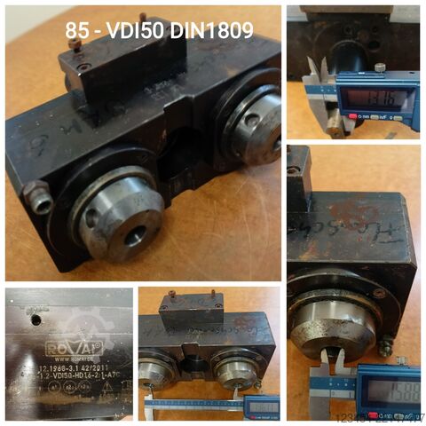 Portaherramientas motorizados CNC VDI50 DIN 1809 MIMATIC, EMAG 