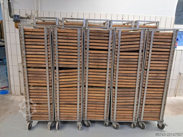 Cajas, cajas de panadería de madera  39x59x4