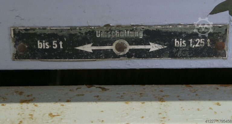 Cable winch 5,000 kg Schies-Defries Handbetätigt