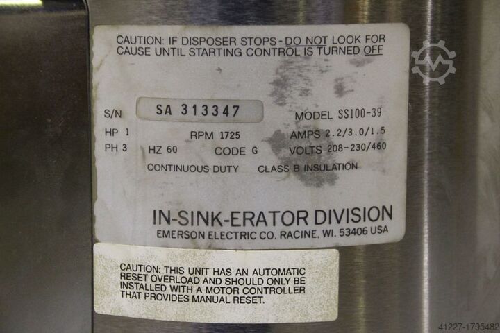 Desposer kitchen waste disposal In-Sink SS-100