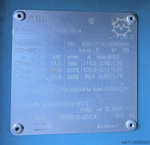 Compresor de tornillo GA55VSDFF Atlas Copco GA55VSDFF