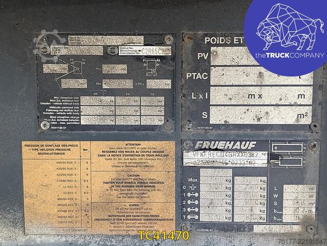 Stumdomi tentai Fruehauf PLSC