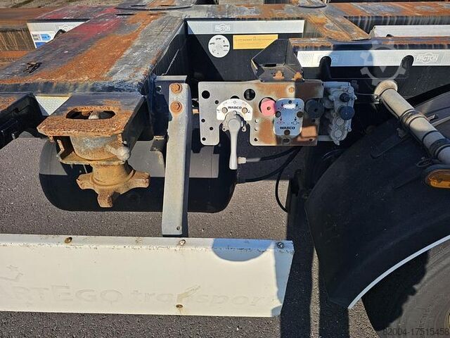 Container transport PACTON 04/DA 08 | ALL CONNECTIONS | 3 X EXTENDIBLE | S...