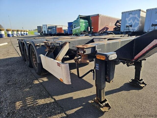 Container transport PACTON 04/DA 08 | ALL CONNECTIONS | 3 X EXTENDIBLE | S...