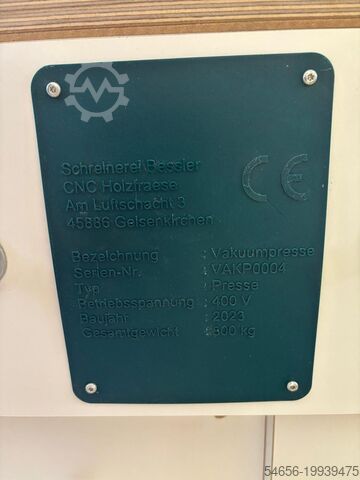 Portalowa prasa próżniowa BESSLER HOLZFRAESE Portal Vakuumpresse 4021