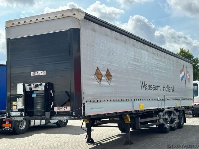 Presenninger, der kan skubbes Schmitz Cargobull Schuifzeil met Borden / Disc-Brakes / Huckepack...