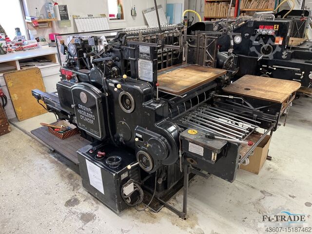 Cilindro de prensa de letras Cortador de molde Heidelberg SBG