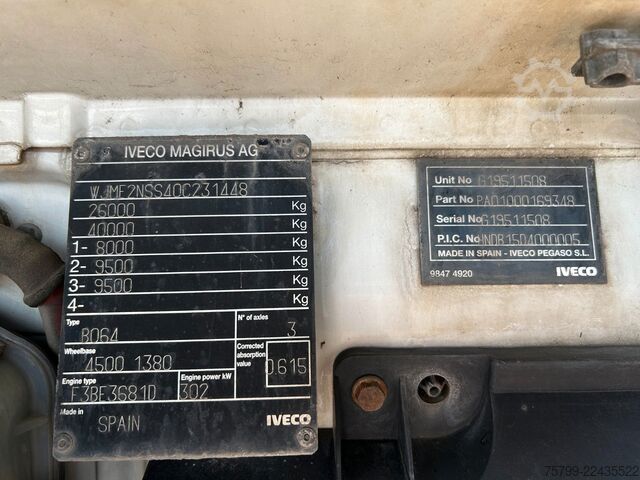 Lastbilchassis IVECO 410 Chassis 6x4
