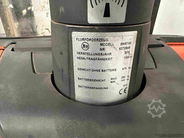 Carretilla elevadora BT SWE 100