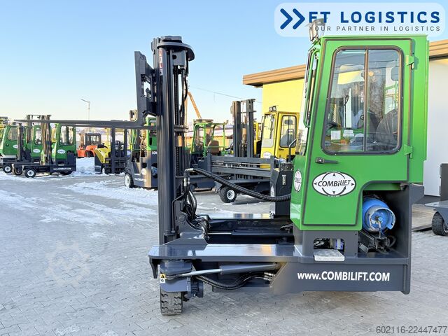 Forklift empat arah Combilift C4000 GAS TRIPLEX 5550 FREE LIFT CABIN
