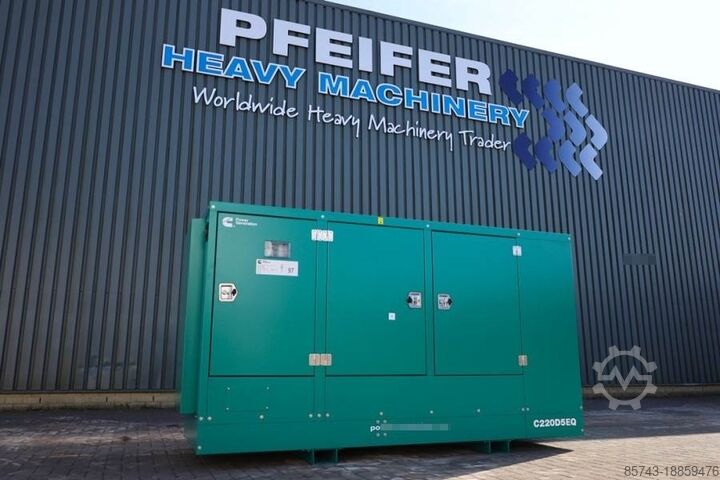 Агрегат Cummins C220D5EQ Declaration of Conformity, Diesel, 220kVA