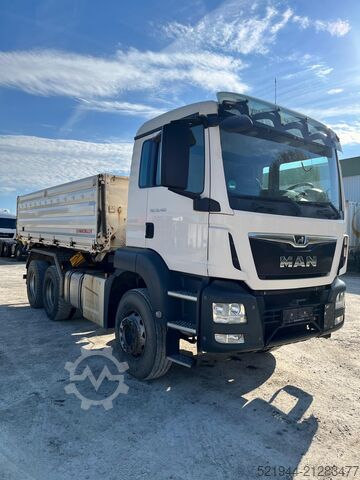 Dreiseitenkipper LKW MAN TGS 26.460 6x4 Dreiseitenkipper Schwarzm