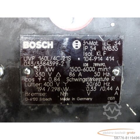 Bosch engine Bosch UVF 160L / 4C-21S - UVF 160L/4C-21S Servomotor
