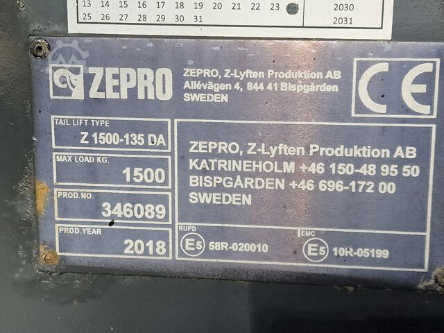 Gekoeld/bevroren transport Volvo FL 12.250 - Carrier Supra 550 Nordic - Zepro lo...