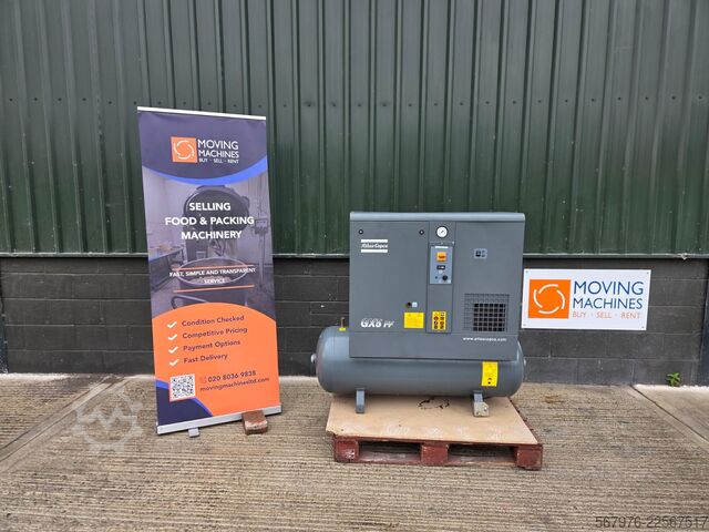 Compressor rotativo Atlas Copco Airpower B.V. GX5 FF Rotary Screw Compressor and Tank