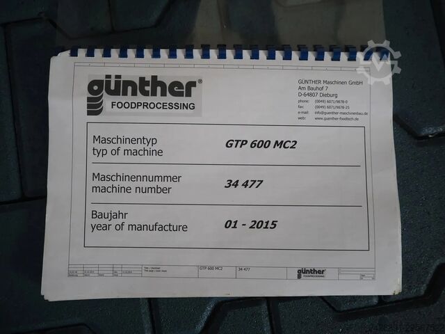 Steiker me rul dhe presë për mish GÜNTHER GTP 600 MC2