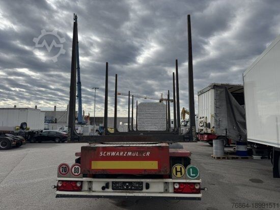 Semirremolque de troncos SCHWARZMüLLER HOLZAUFLIEGER 6 RUNGENPAARE, BPW-ACHSEN