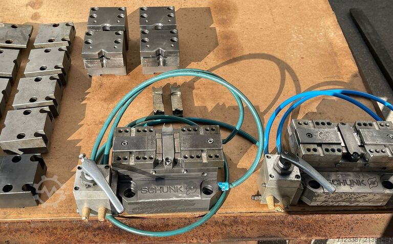 Pneumatic 2-jaw clamp Schunk 2-Backen-Kraftspannblöcken