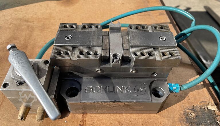 Pneumatic 2-jaw clamp Schunk 2-Backen-Kraftspannblöcken