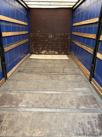 Caja intercambiable con toldo Wecon Wechselbrücke Verzinkt Edscha + Gardine