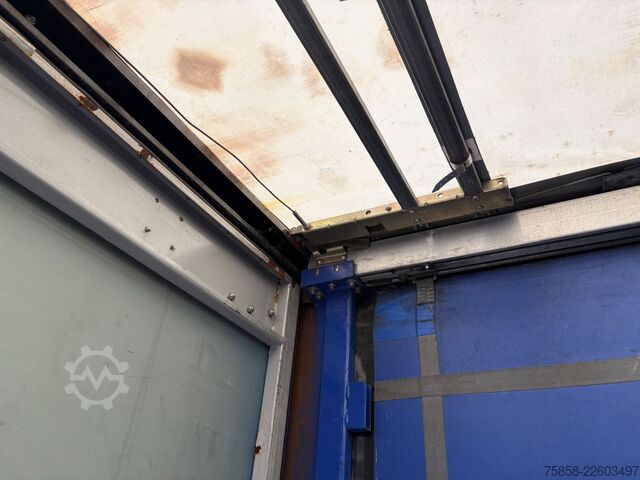 Caja intercambiable con toldo Wecon Wechselbrücke Verzinkt Edscha + Gardine