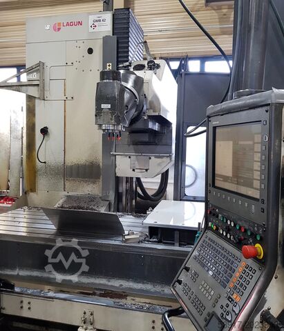 фрезерный станок с неподвижным столом LAGUN CNC TNC 530 GBM 42 4ème axe