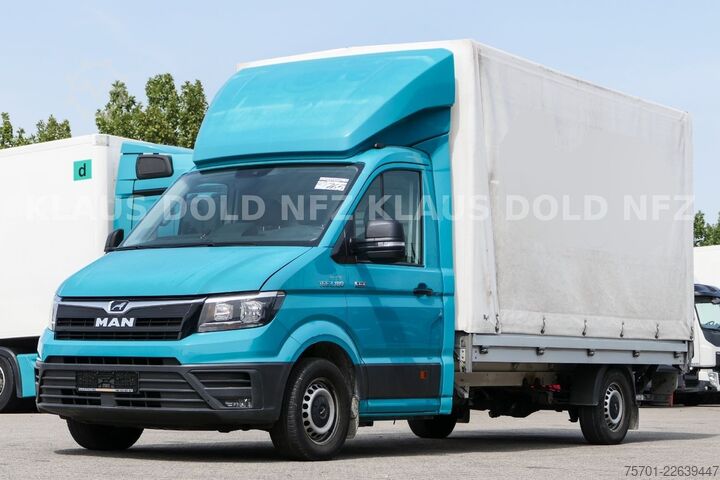 Фургон-шторник MAN TGE 3.180 4x4 Pritsche Plane Navi LBW Euro 6
