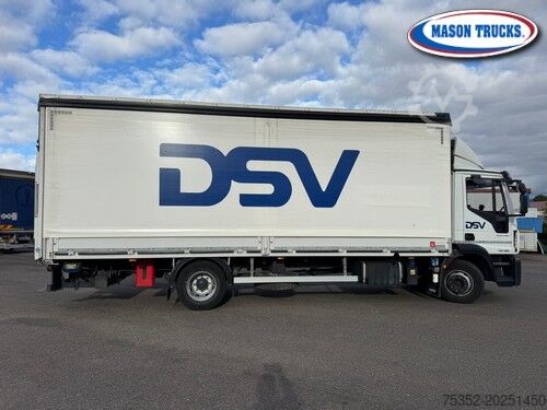 Camión con plataforma y lona Iveco Eurocargo 140-280P centina e sponda