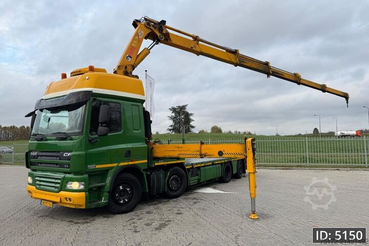 クレーン車 DAF CF 85.410 SC, Euro 5, 8x2 / Hiab 422 EP5 + Radi...