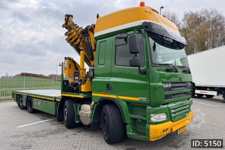 クレーン車 DAF CF 85.410 SC, Euro 5, 8x2 / Hiab 422 EP5 + Radi...