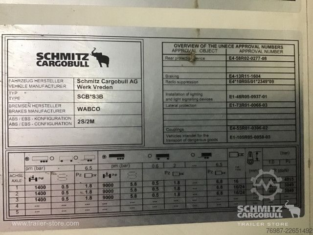 রেফার সেমিট্রেলার Schmitz Cargobull Tiefkühler Standard Doppelstock
