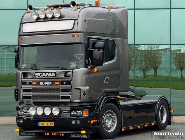 স্ট্যান্ডার্ড ট্রাক্টর ইউনিট SCANIA R164-480 V8 KING RETARDER MANUAL GEARBOX SHOWTRU