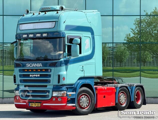 স্ট্যান্ডার্ড ট্রাক্টর ইউনিট SCANIA R500 V8 EURO 5 RETARDER 6x2 TWINSTEER MANUAL GEA