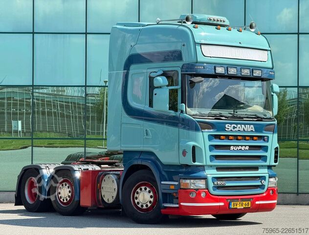 স্ট্যান্ডার্ড ট্রাক্টর ইউনিট SCANIA R500 V8 EURO 5 RETARDER 6x2 TWINSTEER MANUAL GEA