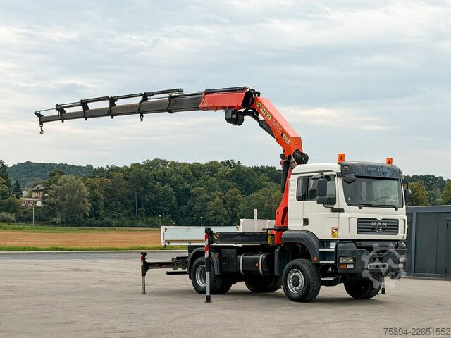 Lastebilmontert kran MAN TGA 18.430 * PALFINGER PK 29002 + FUNK * 4x4!