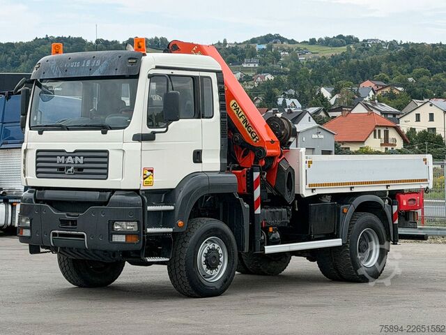 Lastebilmontert kran MAN TGA 18.430 * PALFINGER PK 29002 + FUNK * 4x4!