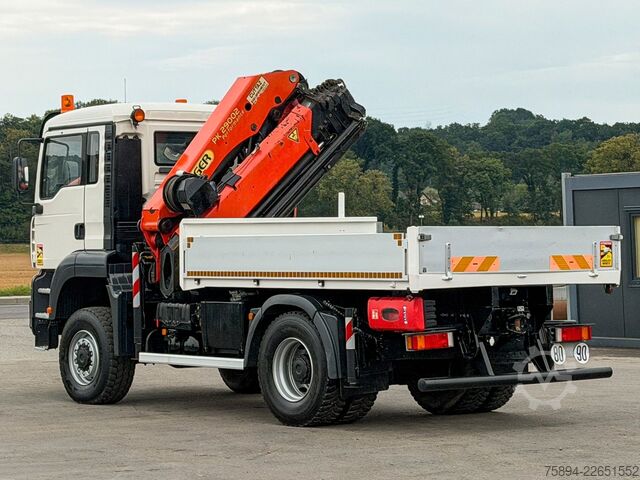 Lastebilmontert kran MAN TGA 18.430 * PALFINGER PK 29002 + FUNK * 4x4!